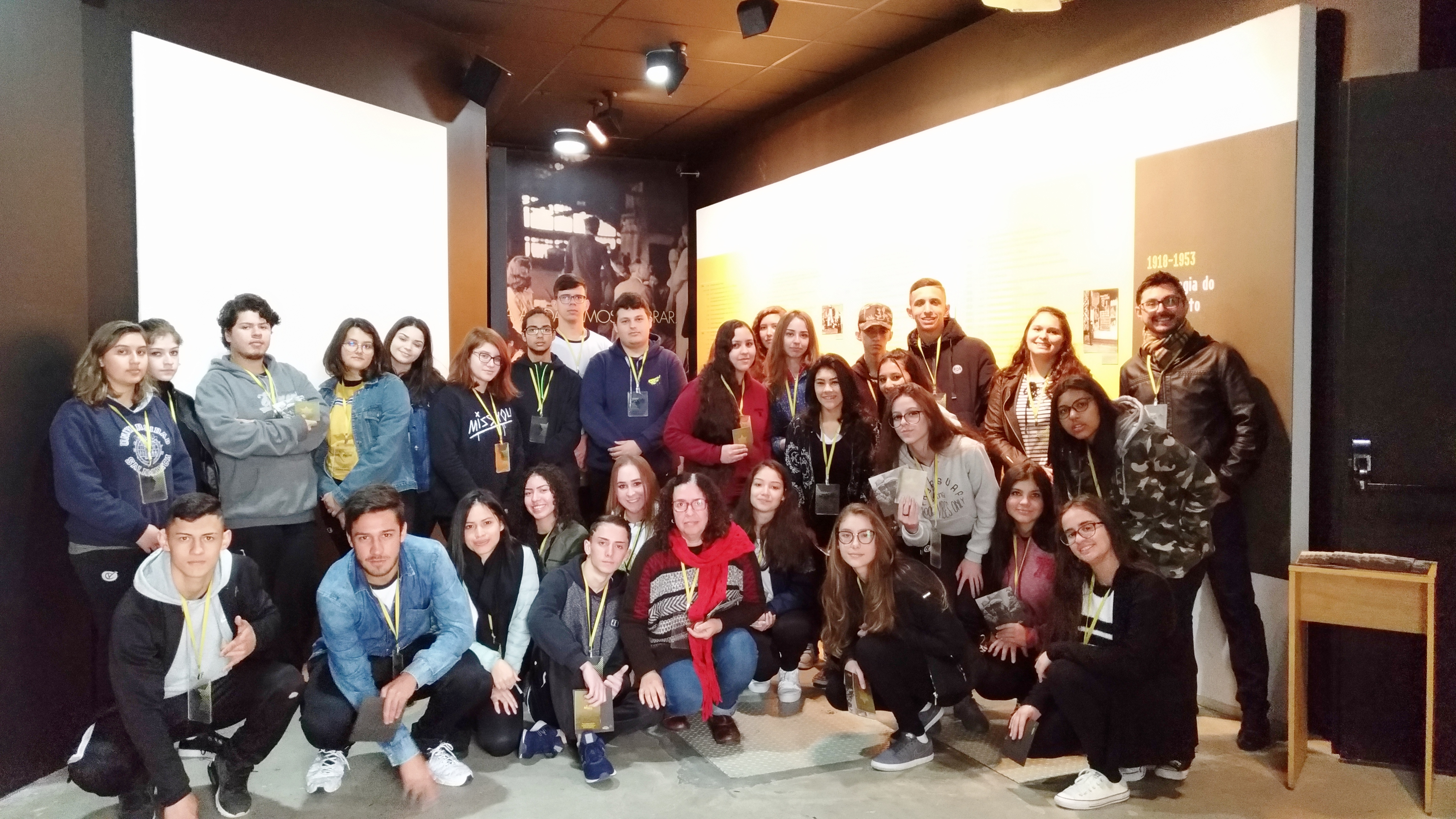 Visita dos alunos ao Museu do Holocausto
Curitiba/PR