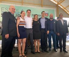Chefia do NRE AMSUL na Solenidade de Lançamento Programa Escola Segura