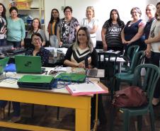Reunião Técnica da Coordenação Pedagógica NRE AMSUL com representantes das Equipes Pedagógicas das Instituições de Ensino