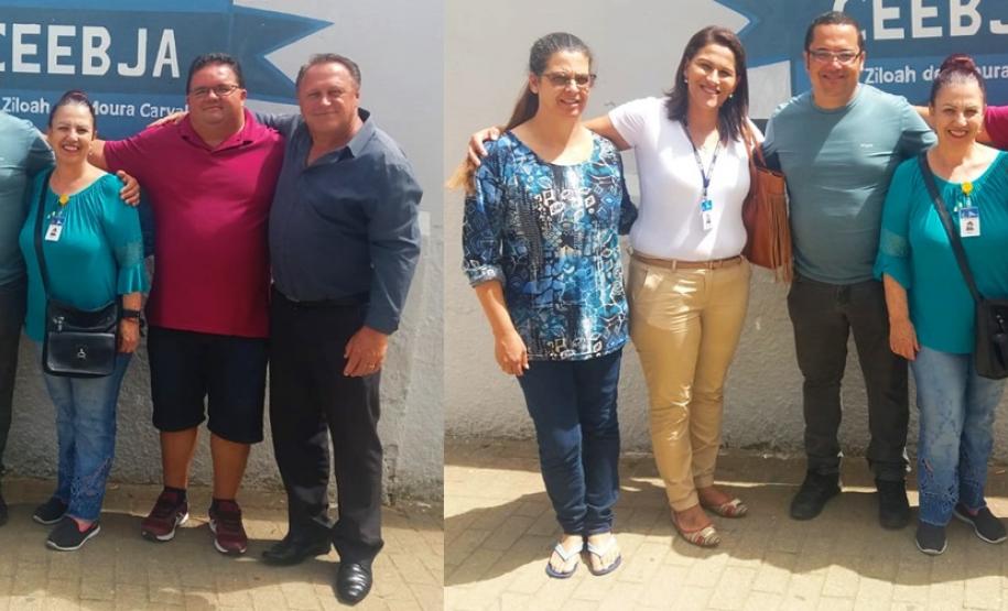 Visita da Chefia deste NRE ao CEEBJA Ziloah de Moura Carvalho - Contenda