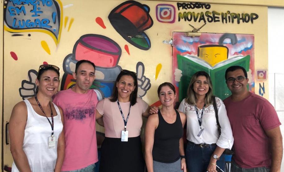 Município de Fazenda Rio Grande. Visita ao CE Desembargador Jorge Andriguetto